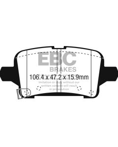 Bromsbelägg EBC Ultimax DPX3074