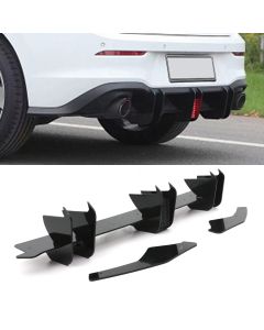 Diffuser Gravity Performance VW Golf GTI MK8 20- Med Lampa