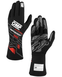 Handskar OMP Sport Svart/Röd XS