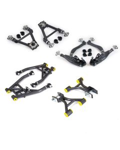 Bärarmskit Cybul Mazda MX-5 NA/NB Komplett Justerbar Ledlager 4130 CrMo Fram +35mm/Bak +25mm