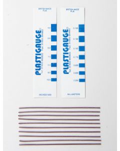Plastigauge Blå 0.10-0.25mm 10-Pack