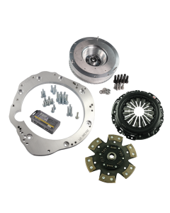Kopplingskit PMC Motorsport Stage 2 Toyota JZ 1JZ 2JZ Nissan 350Z Z33 CD009 370Z Z34 JK 250mm 9.84"
