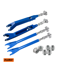Bärarm Kit PMC Motorsport BMW E46 Stage 3 Justerbar Aluminium Bussning Bärarmar Uniball