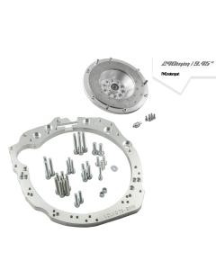 Adapter Kit Växellåda PMC Motorsport Volvo "Vit" T5 T6 Manuell 5-växlad BMW M50 S50 M52 S52 M54 ZF-5- 240mm 9.45"