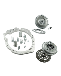 Kopplingskit PMC Motorsport Stage 2 Volvo "Vit" T5 T6 Manuell 6-växlad BMW M57n GS6-53DZ HGD JGA 215mm 8.46" Dubbellamell