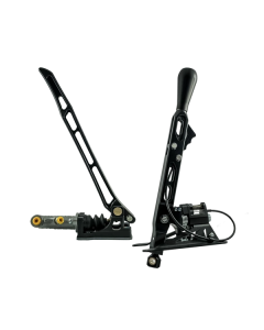 Hydraulisk Handbroms + Short Shifter PMC Motorsport Black Edition 0.750" PRO H BMW Svart Lång