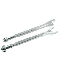 Bärarm PMC Motorsport BMW E36 E46 Bak Nedre Justerbar Aluminium Uniball 95kN Silver