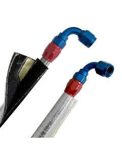 Värmeisolering Slang B-G Racing Aluminium och Glasfiber