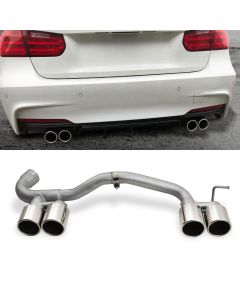 Ändrör Gravity Performance BMW B48 F30 3-Serien 12-19 Quad M3 Style