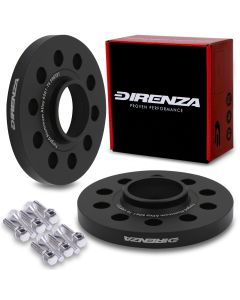 Spacer Kit Direnza 15mm Par Alfa Romeo 147 / 156 / GT / 4C 5×98 M12×1.25 58.1mm
