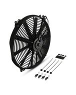Kylarfläkt Kit Gravity Performance Universal 16" Raka Blad