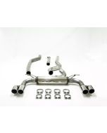 Sportavgassystem Simons BMW F30 F31 F32 F33 F36 316D 318D 320D 420D 11-15 Twin Pipe Twin Tip