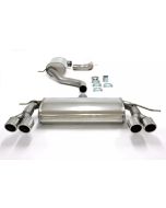 Sportavgassystem Simons Audi Volkswagen A3 Golf V VI Turbo 04-13 Twin Pipe