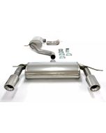 Sportavgassystem Simons Audi Volkswagen A3 Golf V VI Turbo 04-13 Dual Muffler Twin Pipe
