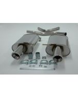 Sportavgassystem Simons Audi A4 1.8T 2.0T 2WD 01-08