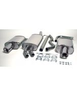 Sportavgassystem Simons Audi A4 1.8T 2.0T 2WD 01-08 Dual Muffler