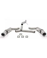 Sportavgassystem Simons Audi A4 A5 2.7TDI 3.0TDI 2WD 4WD 06-16 Single Ändrör