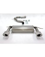 Sportavgassystem Simons Seat Leon Cupra R 2.0 TFSi TSI 05-12 Twin Pipe Side Tip