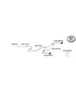 Sportavgassystem Simons Seat Leon Cupra R 13-20 Twin Tip