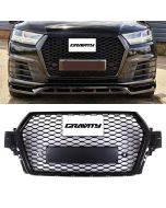 Grill Gravity Performance Audi Q7 4L 15-20 Utan Emblem RSQ7 Style