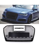 Grill Gravity Performance Audi A6 C7.5 16-18 RS6 Style Honeycomb V2