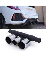 Ändrör Gravity Performance Honda Civic MK10 1.5T FK7 16-22 Type R Style Chrome