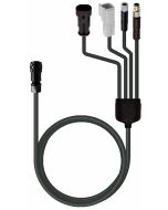 Kabel Zeronoise Strömförsörjning M5 Radio Kamera PTT CAN-BUS Clearvoice