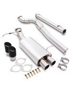 Sportavgassystem Catback Gravity Performance Ford Fiesta MK7 ST180 1.6 Ecoboost 13-18 Svart