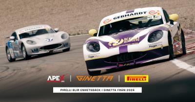 Pirelli blir enhetsdäck i Gebhardt Ginetta från 2026